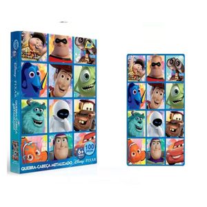 Quebra-Cabeça Metalizado Disney 100 Peças - Toyster