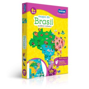 Quebra-Cabeça Mapa do Brasil - Toyster