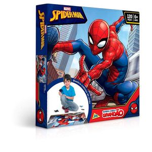 Quebra-Cabeça Grandão Homem Aranha 120 Peças - Toyster