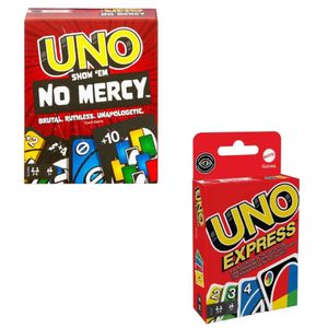 Kit Uno Show Em No Mercy e Uno Express - Mattel