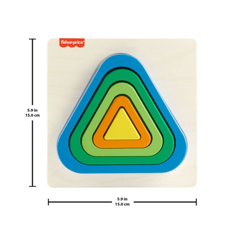 Fisher-Price Mini Quebra-Cabe a Arco- ris Tri ngulo - Mattel 3