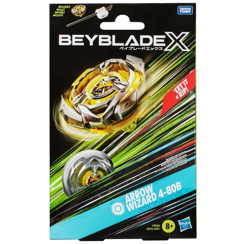 Pi o Beyblade X Arrow Wizard com Lan ador - Hasbro 3
