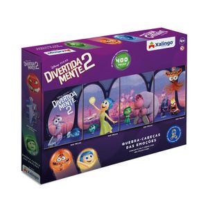 Quebra-Cabeça Emoções Divertidamente 2 4X100 Peças - Xalingo