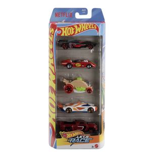 Hot Wheels Pacote 5 Veículos Let's Race - Mattel
