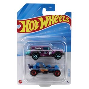 Hot Wheels Pacote 2 Carros Ford Bronco e Mountain - Mattel