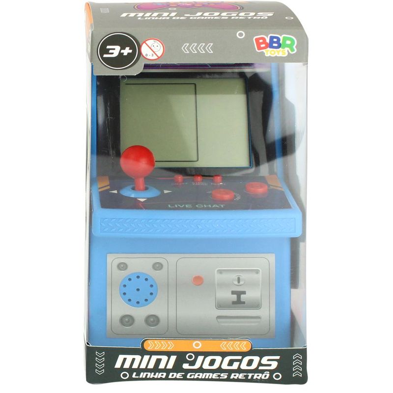 Jogo Mini Fliperama Retro Port til Azul - BBR Toys 2