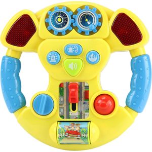 Volante Musical Amarelo - BBR Toys