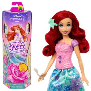 Disney Princesa Ariel Spin and Reveal Flores - Mattel