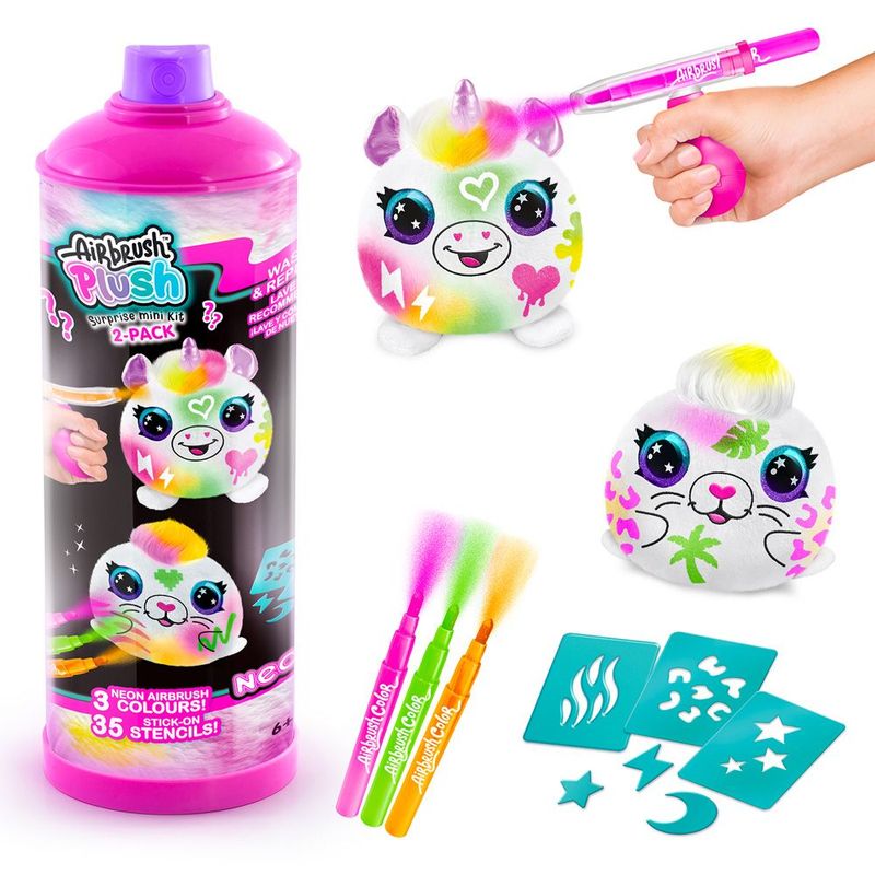 Fun 2 Mini Pel cias Neon Surpresa Airbrush - Fun Divirta-se 2