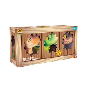 Jurassic World Mini Dinos Pack com 3 T-Rex - Pupee