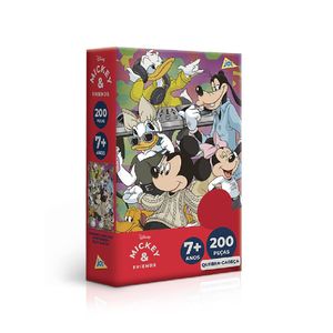 Quebra-cabeça 200 Peças Mickey Real Life - Toyster