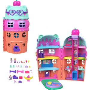 Polly Pocket Conjunto Estojo Casa de Sorvete - Mattel