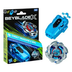 Pião Beyblade BBX Cobalt Draggon com Lançador - Hasbro