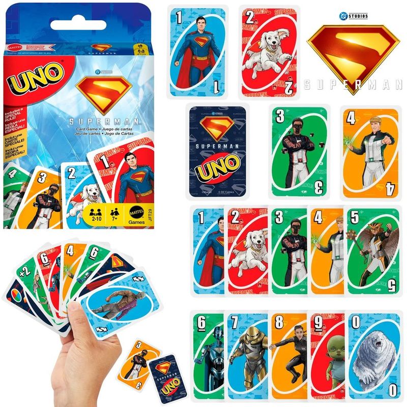 Jogo Uno Superman  - Mattel 0