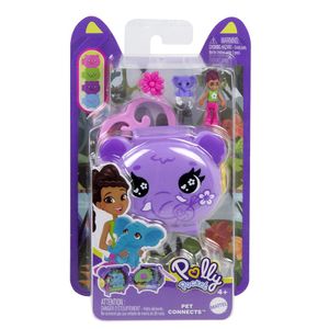 Polly Pocket Estojo Mini Mundo Elefante - Mattel