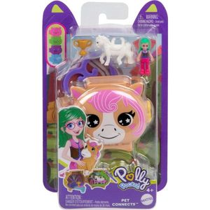 Polly Pocket Estojo Mini Mundo Pônei - Mattel