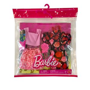Barbie Acessórios para Boneca 2 Looks Rosas - Mattel