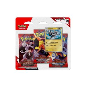 Pokémon Blister Triplo EV10 Rivais Zebstrika - Copag