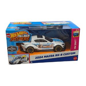 Hot Wheels Carro Pullback 2004 Mazda RX-8 Custom - Mattel