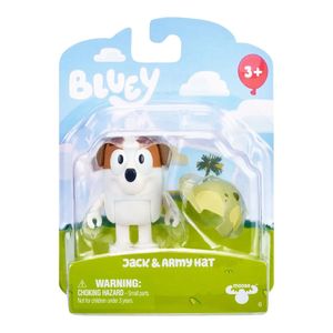 Bluey Figura Jack com Chapéu de Soldado - Candide