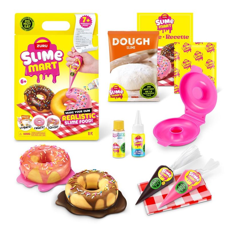 Slime Mart Pequeno Donut Kit Slime Surpresa - Fun Divirta-se 0