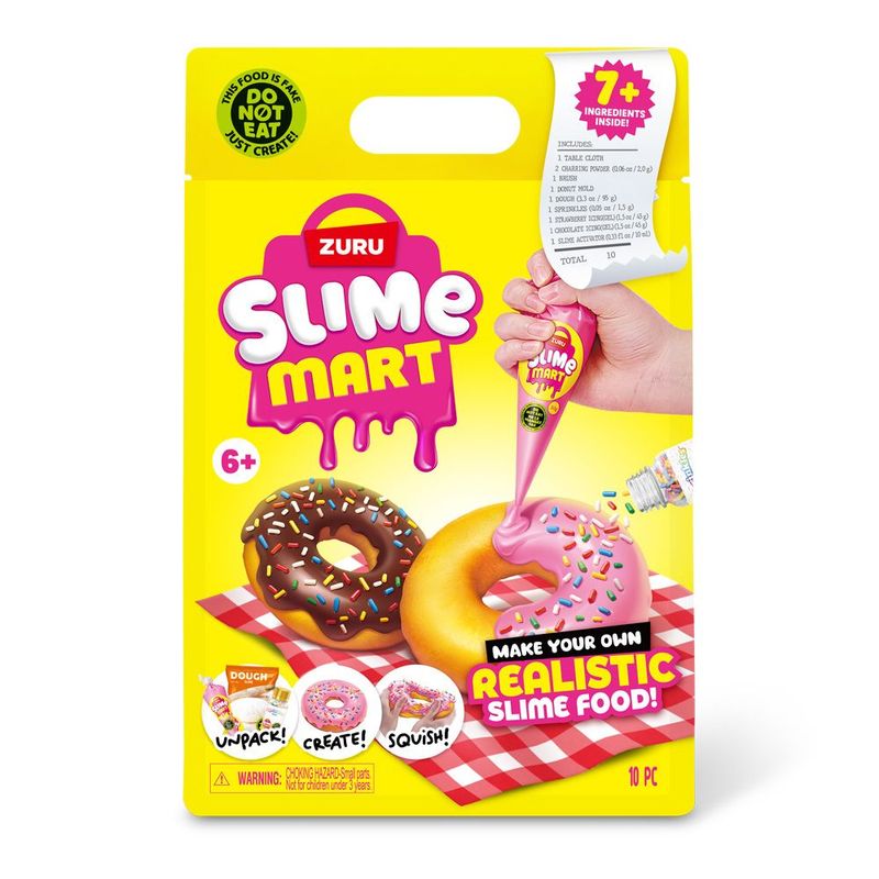 Slime Mart Pequeno Donut Kit Slime Surpresa - Fun Divirta-se 1