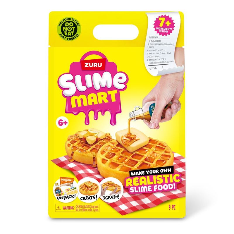 Slime Mart  Slime de Modelar Waffle Realista - Fun Divirta-se 1
