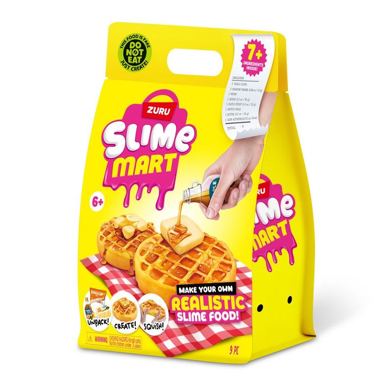 Slime Mart  Slime de Modelar Waffle Realista - Fun Divirta-se 2