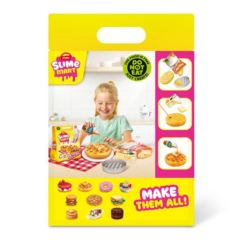 Slime Mart  Slime de Modelar Waffle Realista - Fun Divirta-se 4