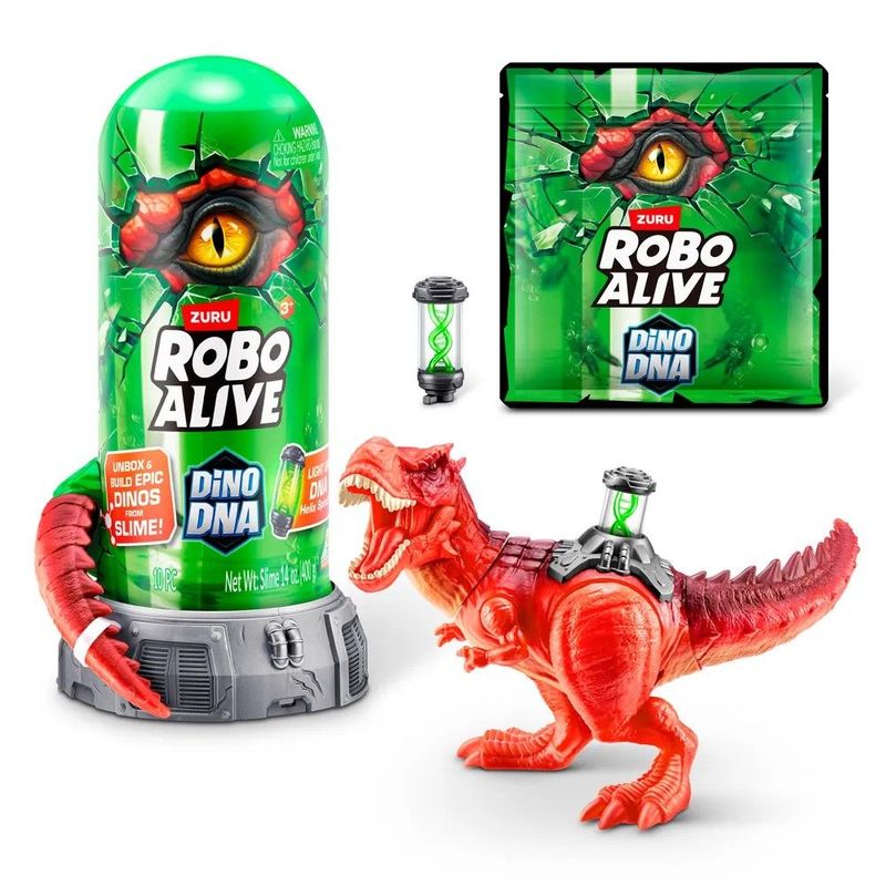 Rob  Alive Dino DNA Vermelho - Candide 0