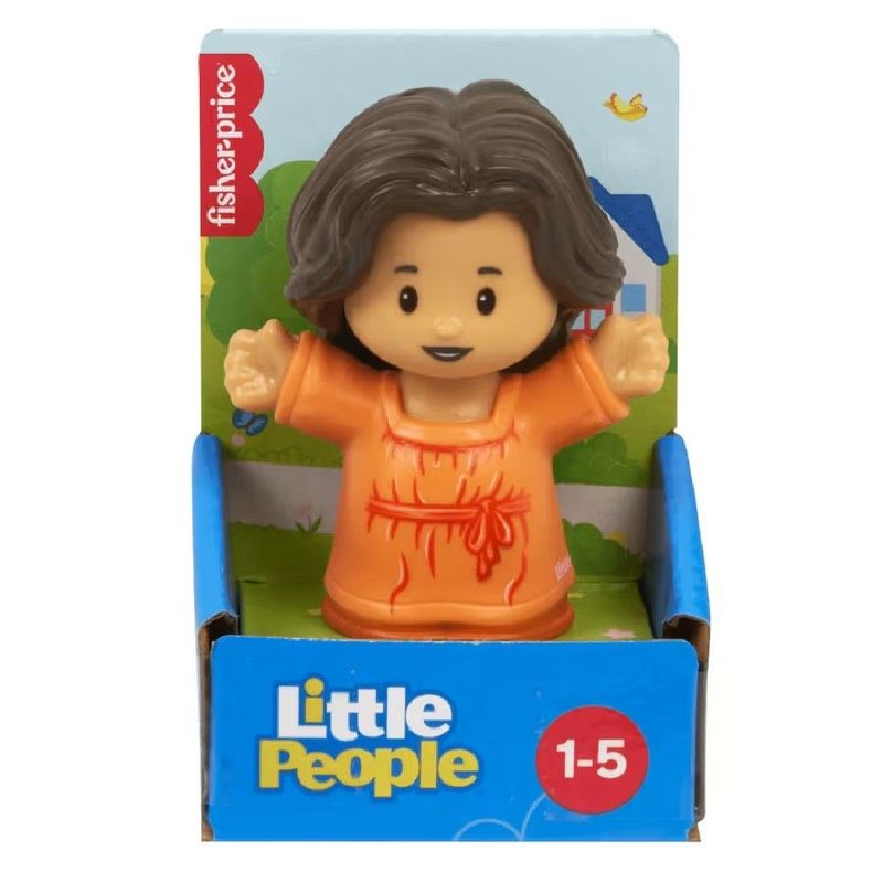 Little People Mini Figura Mam e de Vestido Vermelho - Mattel 3