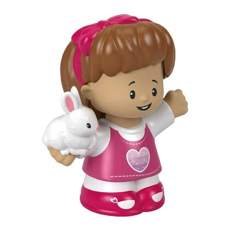 Little People Mini Figura Mia com Coelho - Mattel 1