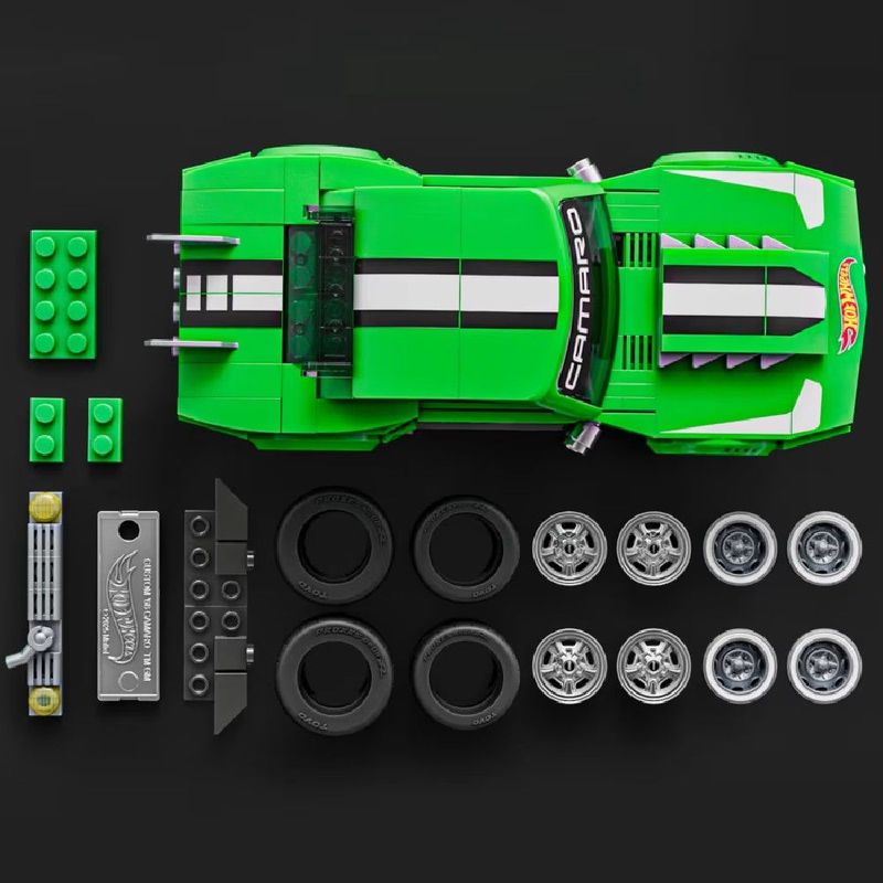 Hot Wheels Brick Shop Speed Custom 68 Camaro - Mattel 2