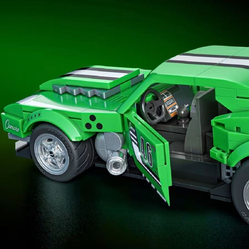 Hot Wheels Brick Shop Speed Custom 68 Camaro - Mattel 4