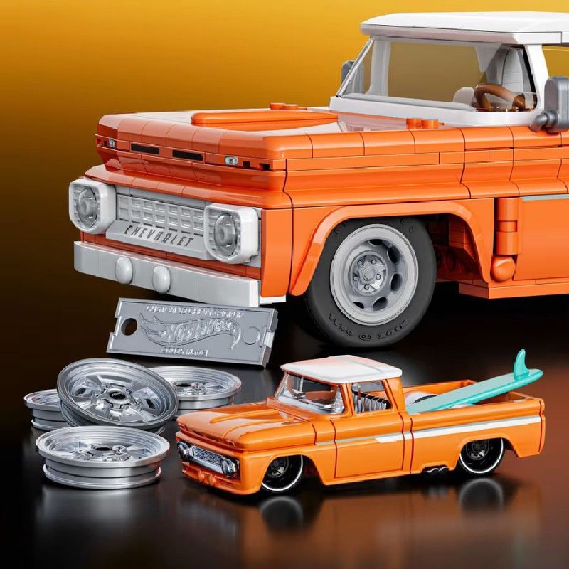 Hot Wheels Brick Shop Elite Carro Chevy de 1962 - Mattel 3