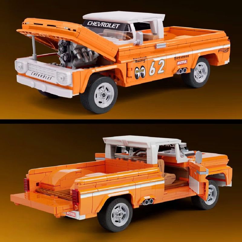 Hot Wheels Brick Shop Elite Carro Chevy de 1962 - Mattel 4