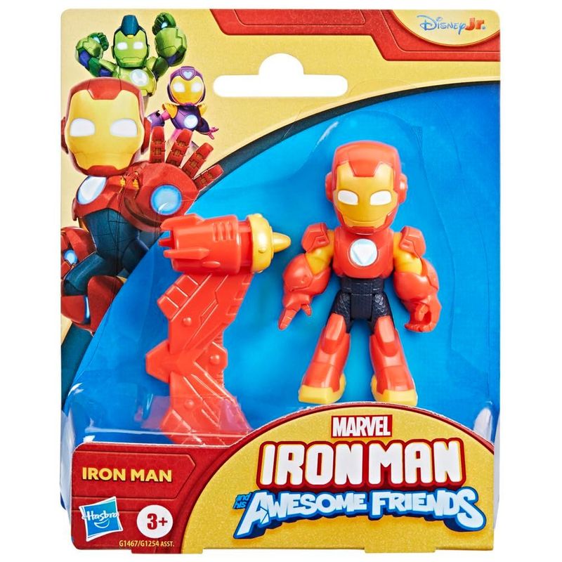 Figura Marvel Iron Man Awesome Friends Homem de Ferro - Hasbro 3