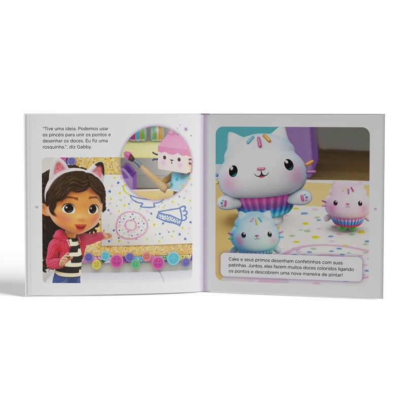 Gabbys Dollhouse Livro Os Primos do Cake - Fun Divirta-se 4