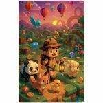 Quebra-Cabe a 100 Pe as Mundo Games Metalizado - Toyster 1