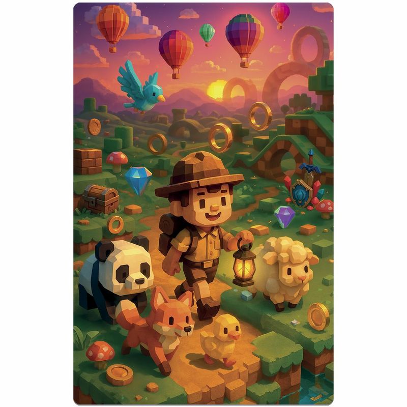 Quebra-Cabe a 100 Pe as Mundo Games Metalizado - Toyster 1