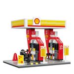 Blocos de Montar Posto de Gasolina Shell Mini - Fun Divirta-se 2