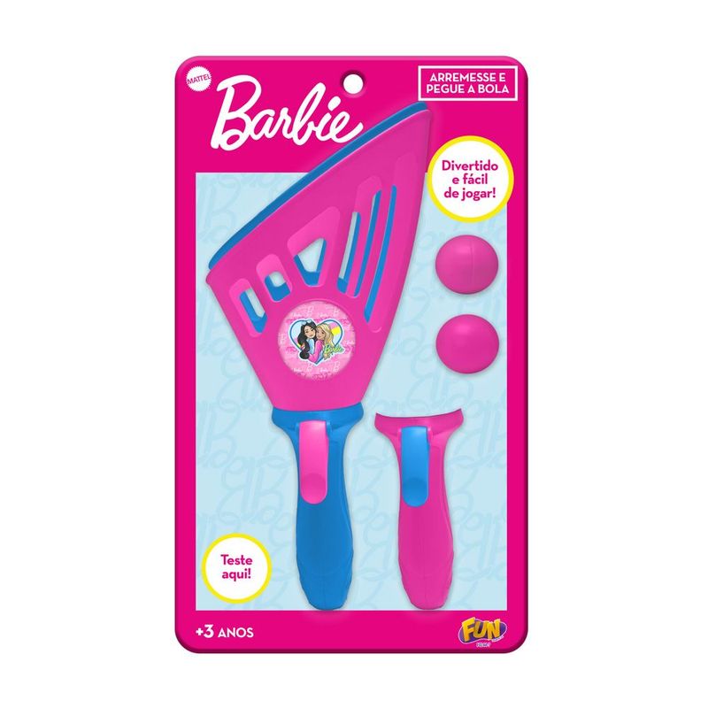 Jogo Barbie Arremesse e Pegue a Bola - Fun Divirta-se 0