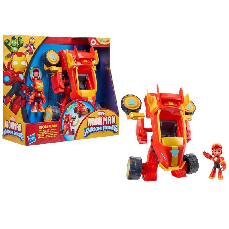 Figura e Ve culo Marvel Homem de Ferro - Hasbro 0