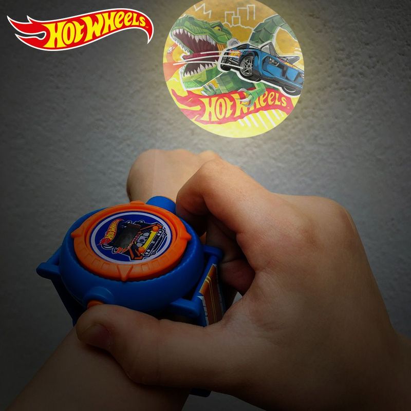 Hot Wheels Rel gio com Proje  o - Fun Divirta-se 5