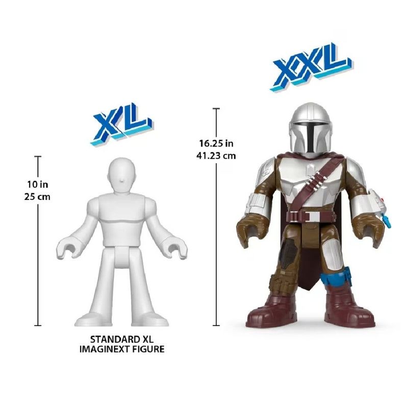 Imaginext Star Wars Figura de A  o XXL Mandalorian - Mattel 1