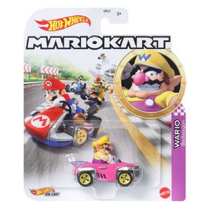 Hot Wheels Mario Kart Wario Badwagon - Mattel