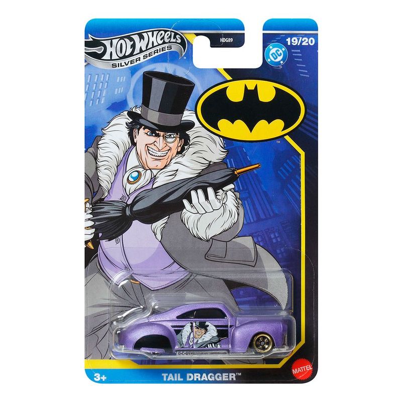 Hot Wheels Carro Batman Tail Dragger - Mattel 0