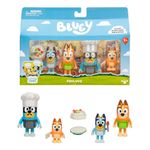 Kit De 4 Bonecos Colecion veis 6cm Bluey - Candide 0