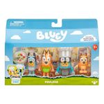 Kit De 4 Bonecos Colecion veis 6cm Bluey - Candide 2