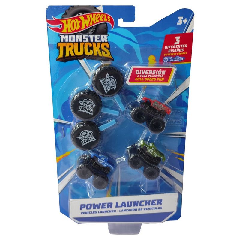 Hot Wheels Lan ador Monster Trucks 3 Pe as - Fun Divirta-se 0
